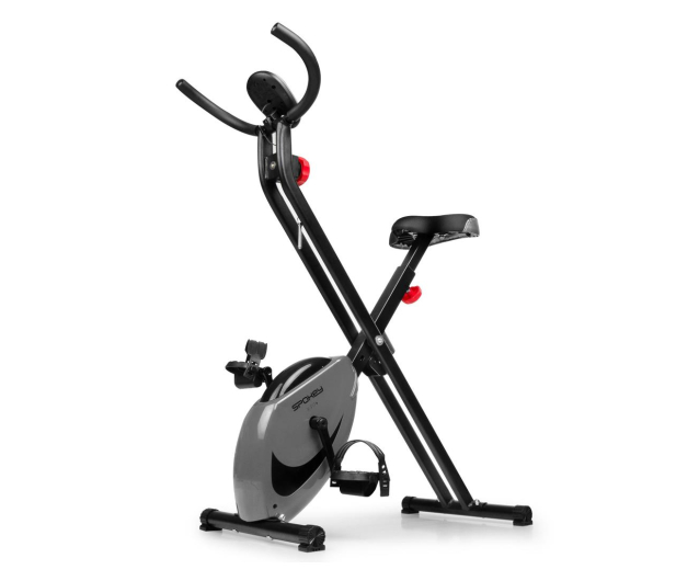 SPOKEY Rower treningowy magnetyczny XFIT+ szary - 1029311 - zdjęcie 3